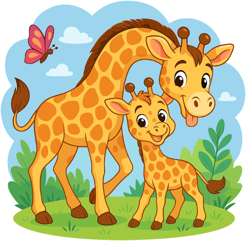 giraffe-baby-giraffe-animals-nature-9569201