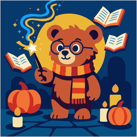 bear-wizard-magic-halloween-10245135