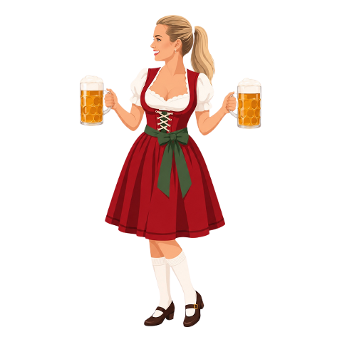 bavarian-woman-oktoberfest-beer-mugs-10443996