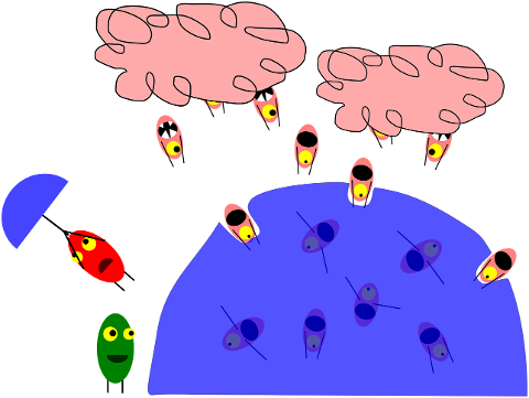 alien-slime-amoeba-drawing-rain-7119046