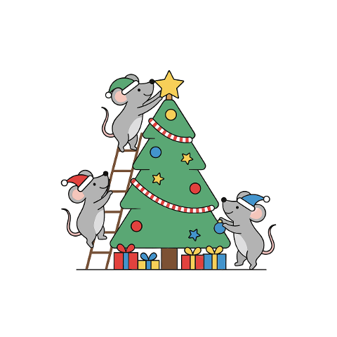 christmas-mice-cute-mice-illustration-9994720