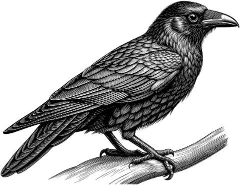 ai-generated-crow-bird-raven-9565751