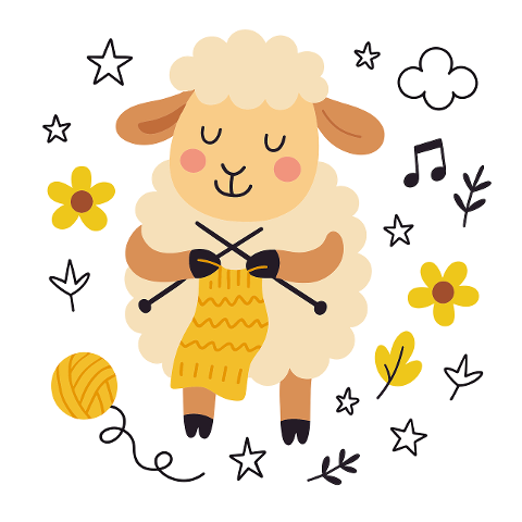 sheep-lamb-knitting-scarf-9597840