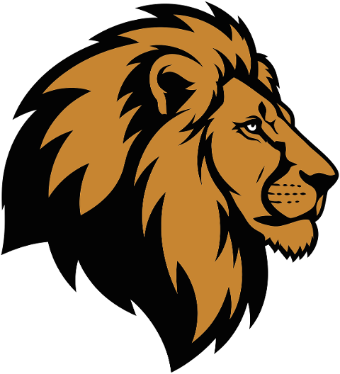 lion-head-mascot-colored-mane-9941232