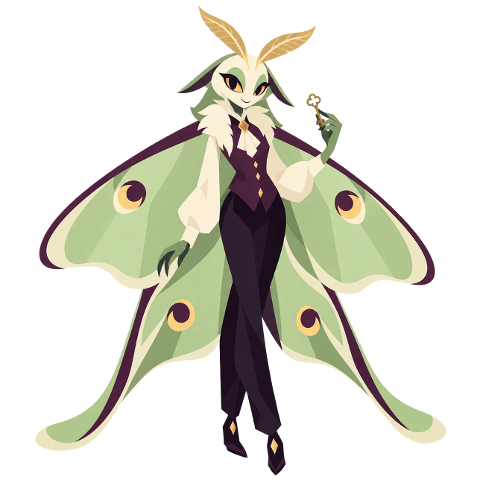 luna-moth-character-key-fantasy-10474668