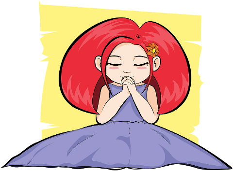 girl-praying-cartoon-character-6132880