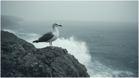 seagull-coastal-wildlife-rocky-cliff-10004283
