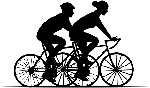 couple-silhouette-woman-man-biking-7161517