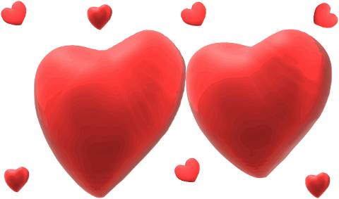illustration-vector-3d-hearts-red-7213023