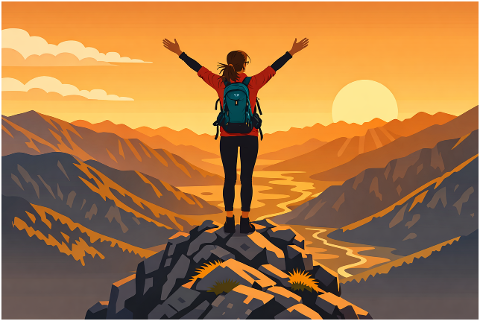 mountain-hiker-hiking-success-10146697