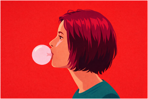 bubble-gum-girl-woman-pop-art-10209881