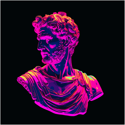 ai-generated-greek-statue-vaporwave-8201621