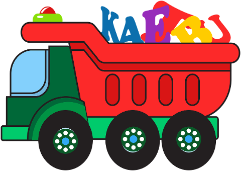 toy-truck-toy-dump-cutout-drawing-7075970