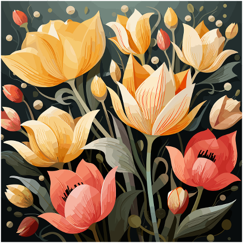 tulips-vintage-old-rustic-flowers-8184641