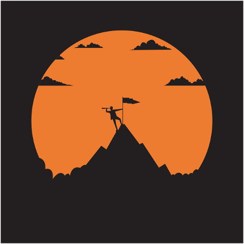 achievement-mountain-top-silhouette-6643771