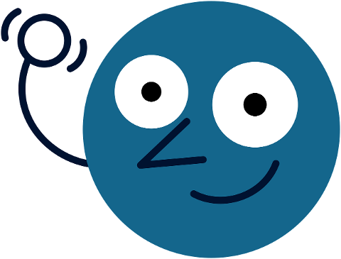 cartoon-head-waving-greeting-blue-9324841