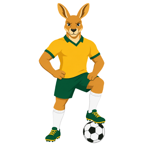 kangaroo-mascot-soccer-soccer-ball-10318026