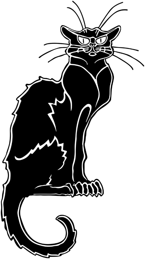 black-cat-animal-silhouette-7551972