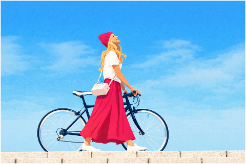 woman-girl-bicycle-walking-bike-10165662