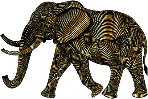 elephant-animal-pachyderm-line-art-8707336