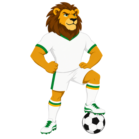 lion-mascot-football-white-jersey-10326257