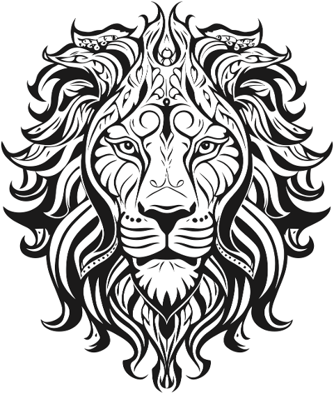 lion-black-outlined-artwork-8819750