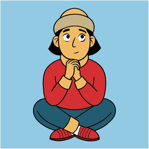 cartoon-man-thinking-alone-9080423