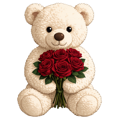 white-teddy-bear-illustration-10084350