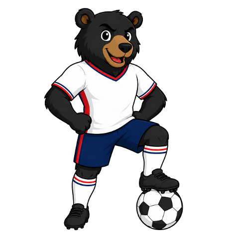 football-mascot-black-bear-10333498