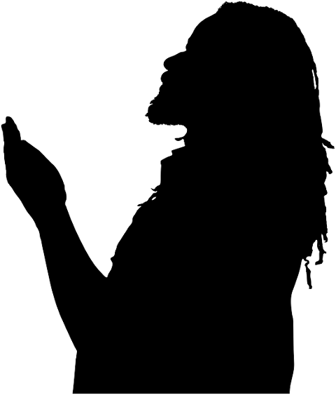 man-praying-profile-silhouette-7344683