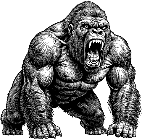 ai-generated-gorilla-ape-animal-9645408