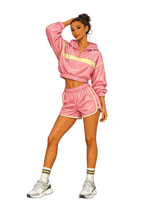 fitness-illustration-sporty-woman-10054520