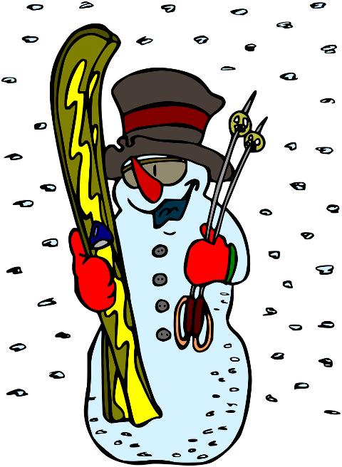 snowman-skier-snow-ski-sport-6769106