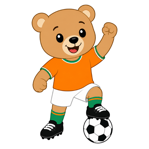 football-mascot-teddy-bear-ivory-10350121