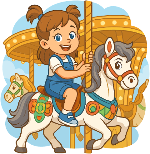 ai-generated-carousel-girl-horse-9567355