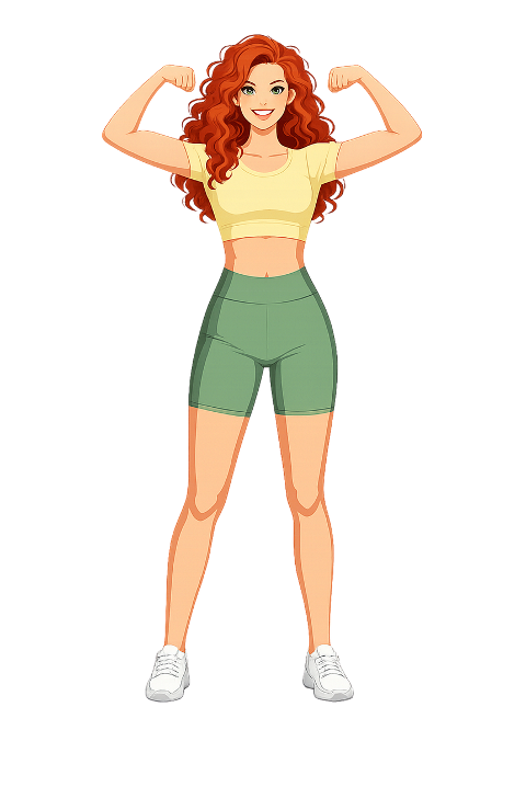 woman-red-hair-curly-hair-fitness-10417931