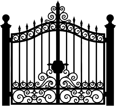 gate-iron-wrought-iron-metal-black-10052538
