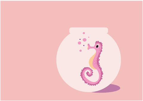seahorse-fishbowl-cartoon-aquarium-6249213