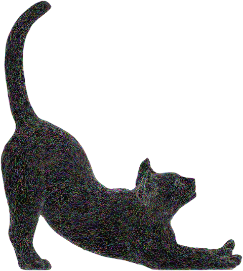 cat-animal-stretching-geometric-8000855