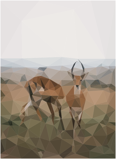 antelopes-africa-pixel-art-mosaic-6949744