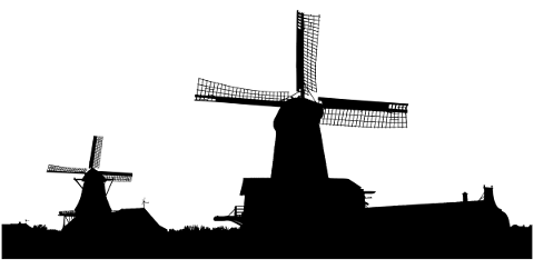 windmills-landscape-silhouette-5130521