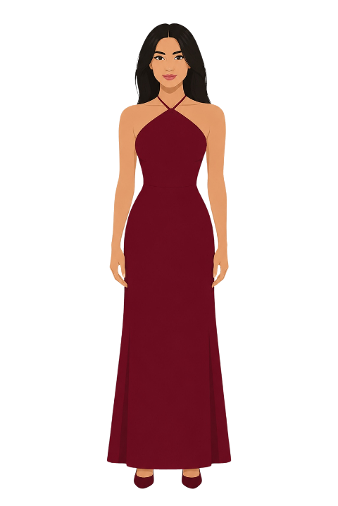 elegant-woman-burgundy-dress-10452690
