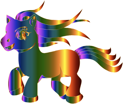 animal-pony-horse-prismatic-6940736