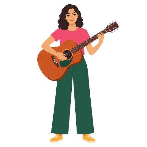 female-guitarist-acoustic-guitar-10442425