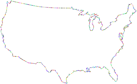america-map-cartography-dots-8222279