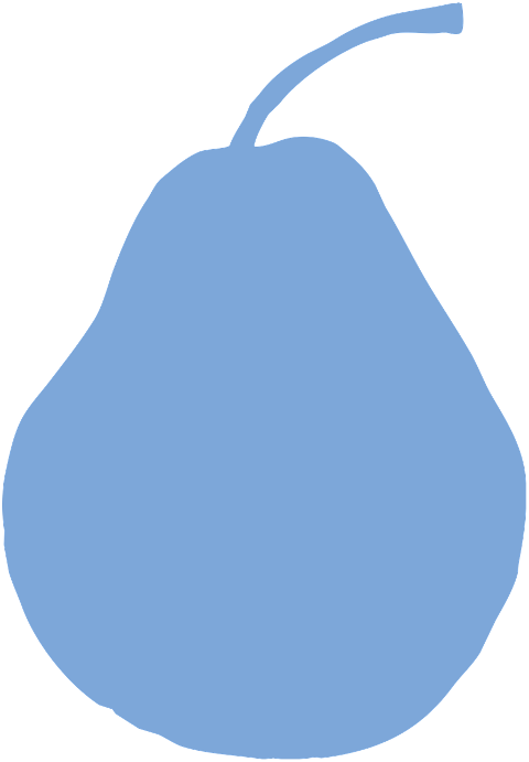 pear-fruit-cutout-clip-art-blue-6608986