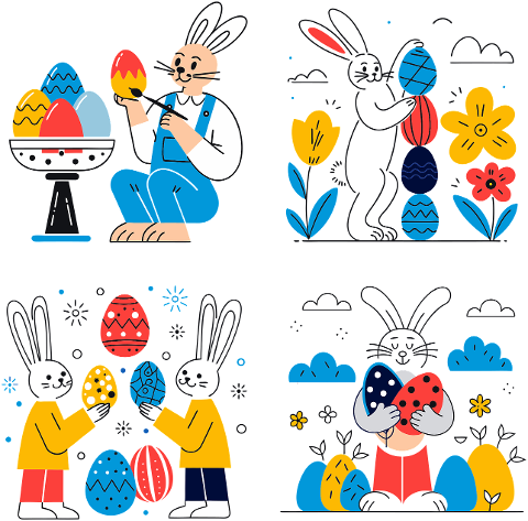 ai-generated-easter-rabbit-hares-9478398