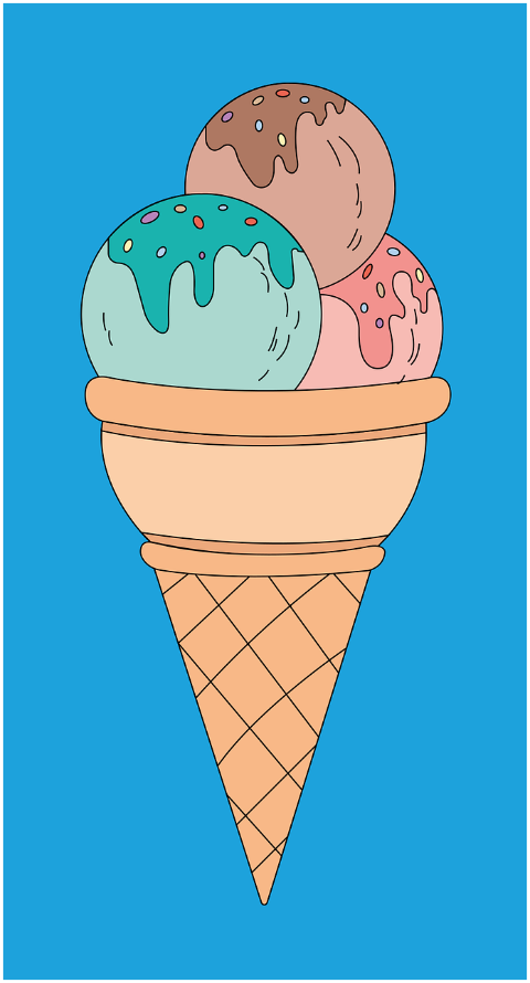 ice-cream-scoops-conee-wafer-cone-6171710