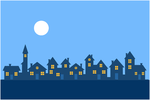 village-town-night-houses-home-9779463