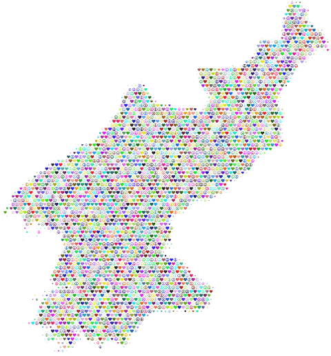 north-korea-map-love-peace-country-7961791